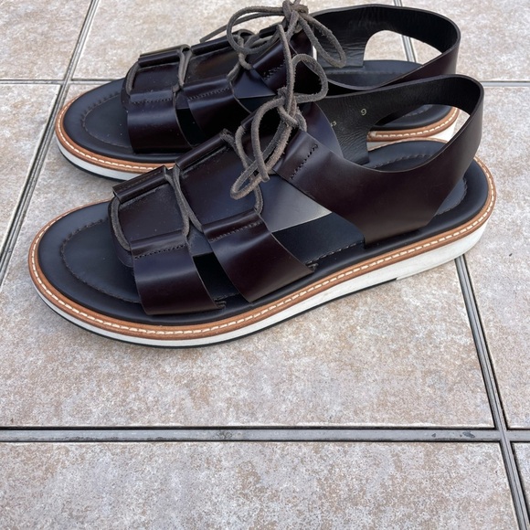 Giorgio Armani Leather Sandals main image 5